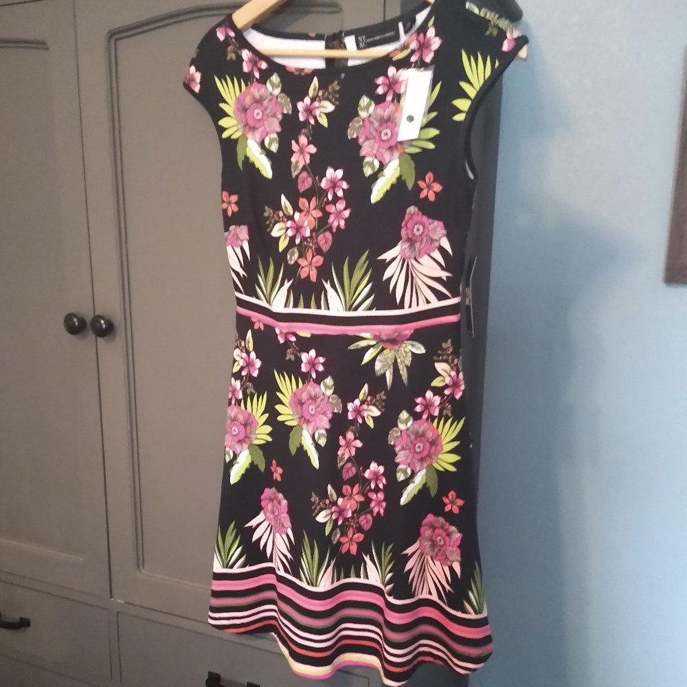 Fit and flare cotton dress